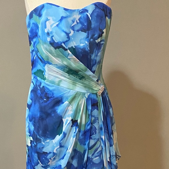 3 for $75! Fleur Chiffon Long Dress size 12 - Picture 1 of 7